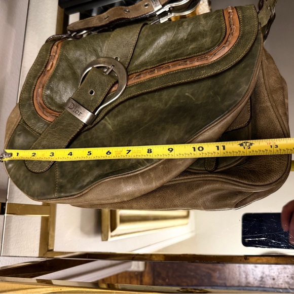 DIOR GAUCHO SADDLE  LARGE HANDBAG Limited edition color - Picture 11 of 15